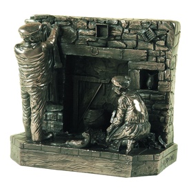 Works Done Bronze Figurine
