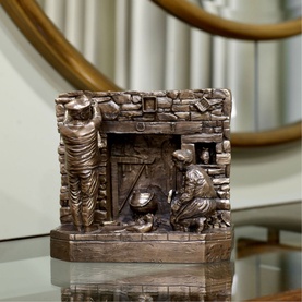 Works Done Bronze Figurine