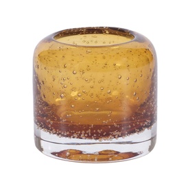 Burnt Orange Medium Candle Holder