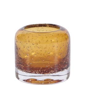 Burnt Orange Medium Candle Holder