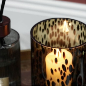 Elisa Patterned Glass Vase