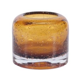 Burnt Orange Small Candle Holder