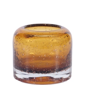 Burnt Orange Small Candle Holder