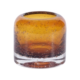 Burnt Orange Large Candle Holder