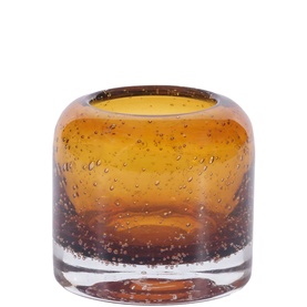 Burnt Orange Large Candle Holder