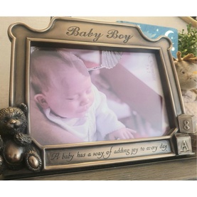 Baby Boy Photo Frame 5 x 7in