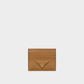 Triangle Logo Leather Cardholder