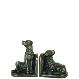 Labrador Bronze Bookends Two-Piece Set