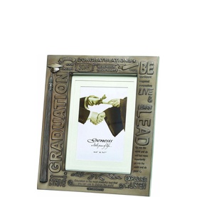 Graduation Bronze Photo Frame 4 x 6in or 5 x 7in