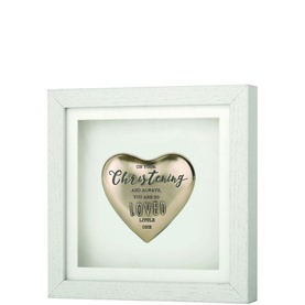 Christening Bronze Framed Plaque