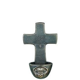 Claddagh Bronze Holy Water Font