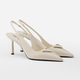Logo Slingback Pumps