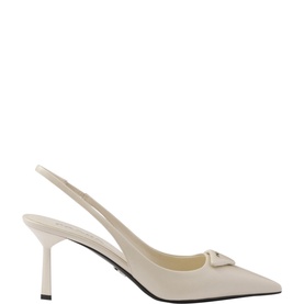 Logo Slingback Pumps