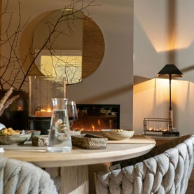 Franklin Round Mirror