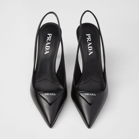 Logo Slingback Pumps