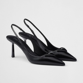 Logo Slingback Pumps