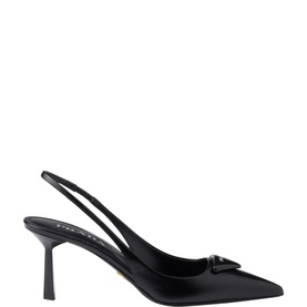Logo Slingback Pumps