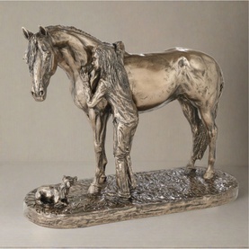 Best Friends Bronze Ornament