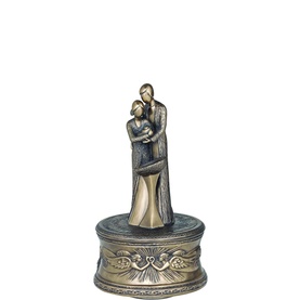 The Christening Bronze Music Box