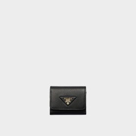 Small Leather Flap Wallet