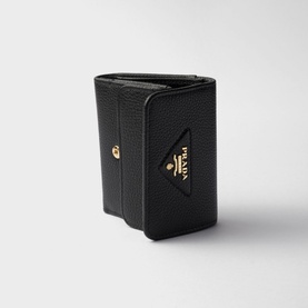 Small Leather Flap Wallet