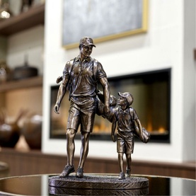 Father & Son Golf Bronze Ornament