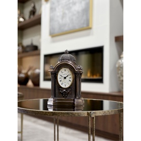 Oval Bronze Clock