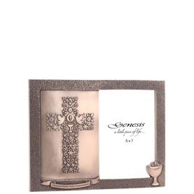 First Holy Communion Bronze Photo Frame 5 x 7in