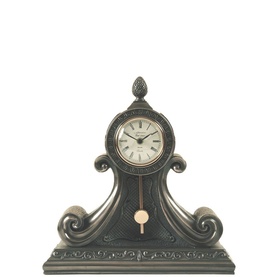 Large Bronze Mantel Clock