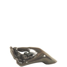 Caring Baby Boy Bronze Ornament