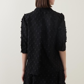 3D Polka Dot Blouse