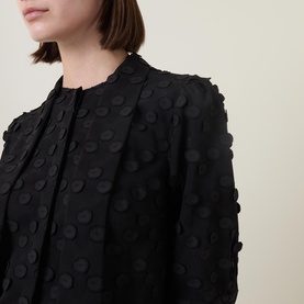 3D Polka Dot Blouse