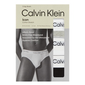 Three-Pack Icon Cotton Stretch Briefs