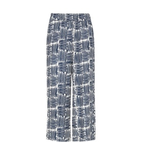 Hatch Squares Cropped Trousers