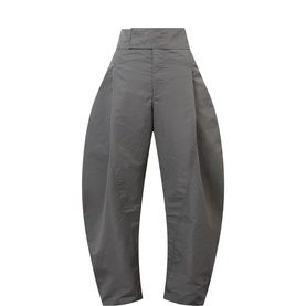 Pleated Wide Leg Trousers
