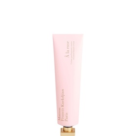 Maison Francis Kurkdjian &Agrave; la Rose Scented Hand Cream in pale pink tube with gold cap
