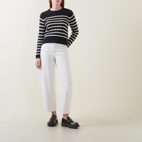 Selenia Striped Knit Sweater