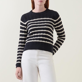 Selenia Striped Knit Sweater