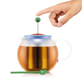 Assam Tea Press with Stainless Steel Filter 1L