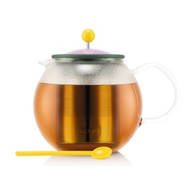 Assam Tea Press with Stainless Steel Filter 1L