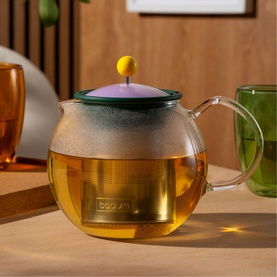 Assam Tea Press with Stainless Steel Filter 1L