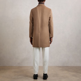Gable Single-Breasted Overcoat