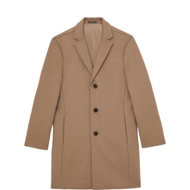 Gable Single-Breasted Overcoat