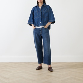 Caprile Cropped Straight Leg Jeans