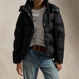 Polo Player Logo Quilted Down Jacket