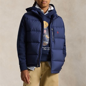 Quilted Pony Logo Padded Down Gilet 6-14 Years