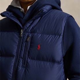 Quilted Pony Logo Padded Down Gilet 6-14 Years