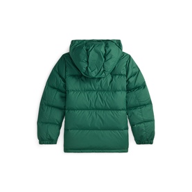 Pony Logo Ripstop Down Hooded Jacket