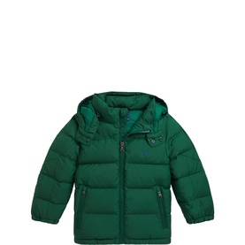 Pony Player Logo Ripstop Down Jacket 3-7 Years