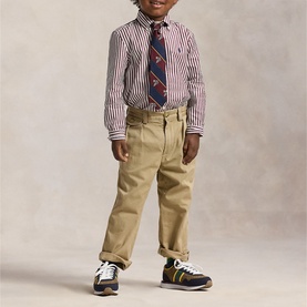 Pony Player Logo Striped Shirt 2-7 Years